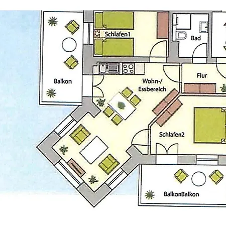 Апартаменти Baltic Sun W6 In Der Sonneck *